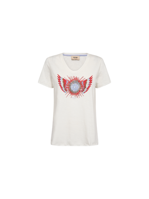 Mos Mosh MMRomi Glam Tee Ecru