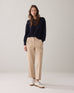 Summum Trouser cotton blend -Ivory