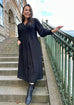 Isay Ane V neck Dress Black