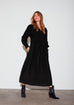 Isay Ane V neck Dress Black