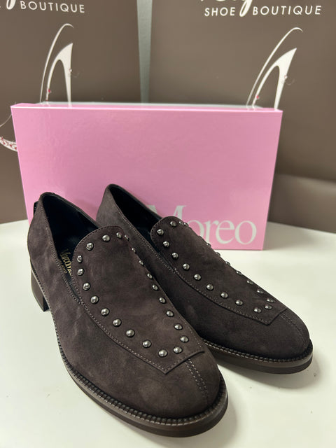 Marco Moreo Brown suede loafer 25115