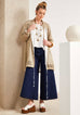 NAS25178 Mesh long jacket