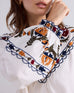 Summum Ivory Embroidered blouse