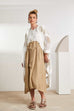 NAS25296 Cream Fudge block print jkt