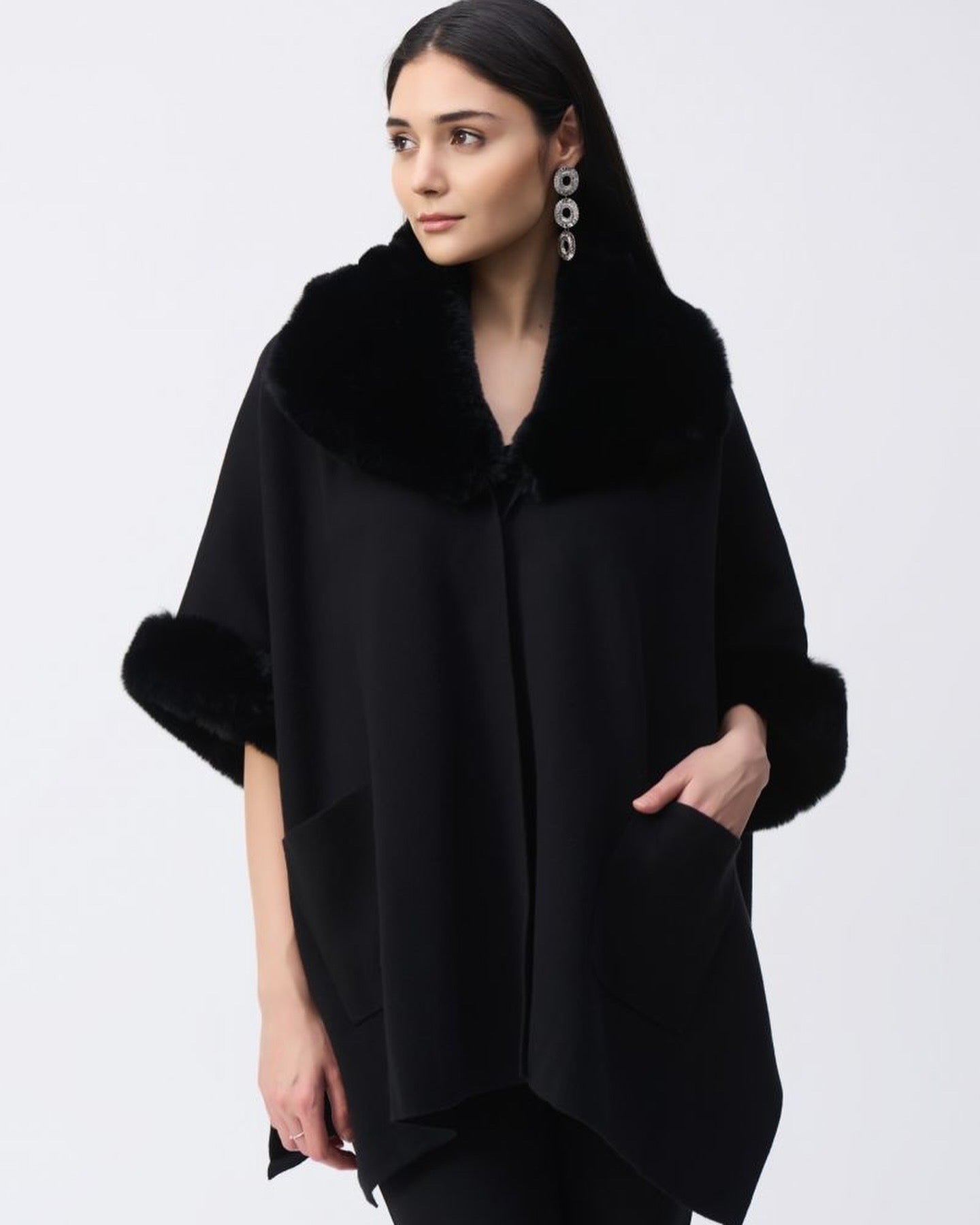 Joseph Ribkoff black cover up 243930