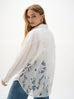 JOSEPH RIBKOFF FLORAL LACE SHIRT IN WHITE 262952
