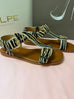 Alpe animal print sandal 261095