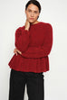 MosMosh 175390 MM Thora O-Neck Frill Knit