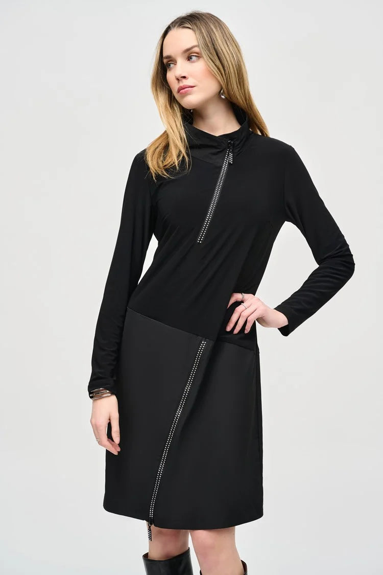 Joseph Ribkoff blk dress 243209