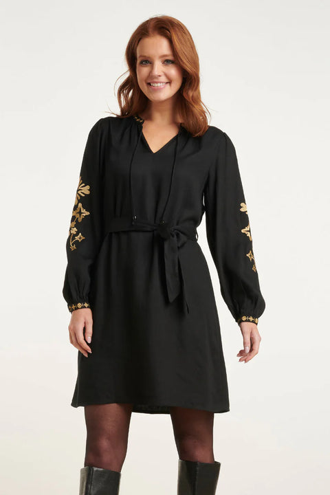 SL Blk/Gold Dress 24804