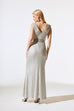Joseph Ribkoff Matte Silver Gown243775