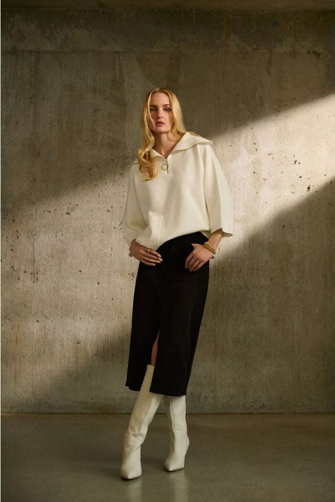Joseph Ribkoff Top Vanilla 243954
