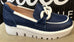 Jose Saenz Navy/White Loafer 24024