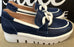 Jose Saenz Navy/White Loafer 24024