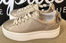 NeroGiardini Brushed Gold Metallic Trainer 24029