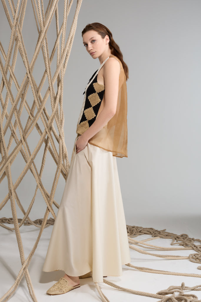 TC Cream Skirt U311