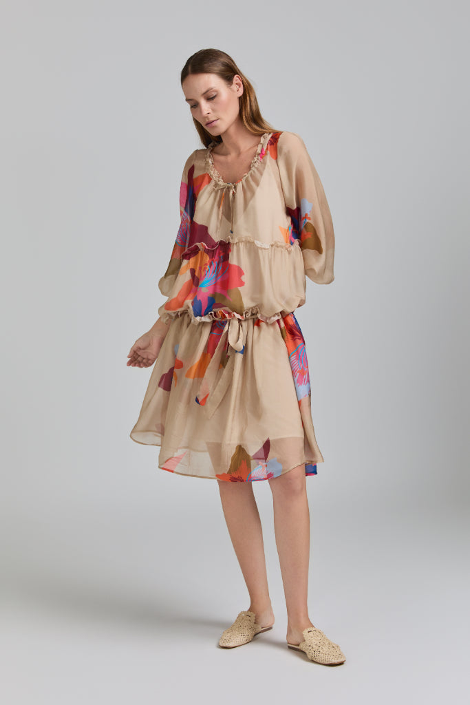 TC frill dress U266