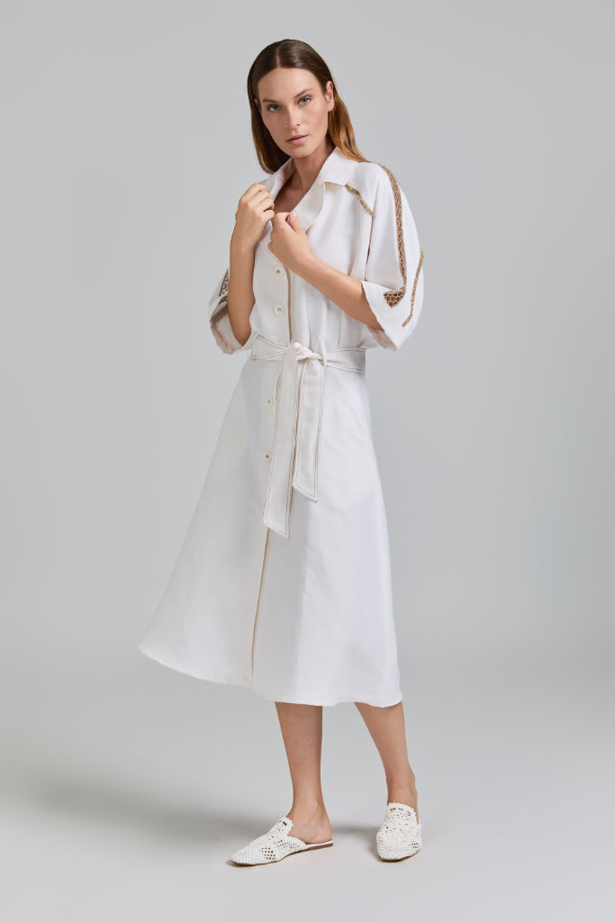 TC Cream Dress U158