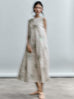 Psophia Gold Tulle dress