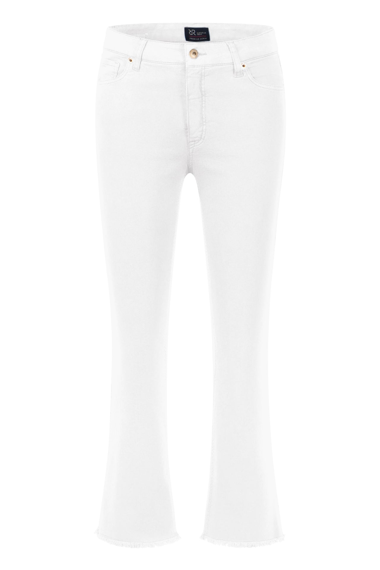 Raffaello Rossi White Vic Crop