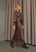 I Say Steff Lace Skirt Dark Brown