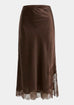 I Say Steff Lace Skirt Dark Brown