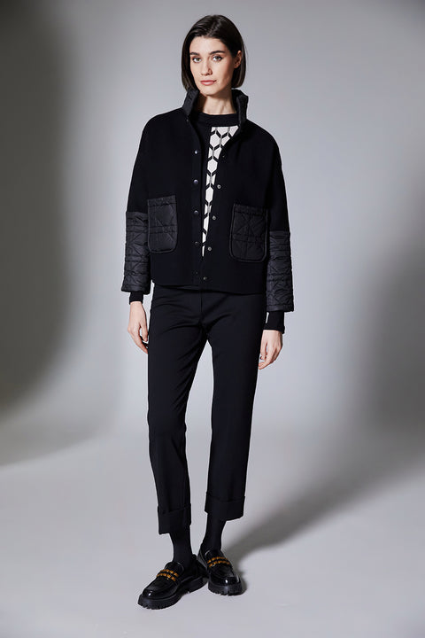Peruzzi quilted trim jkt W25604