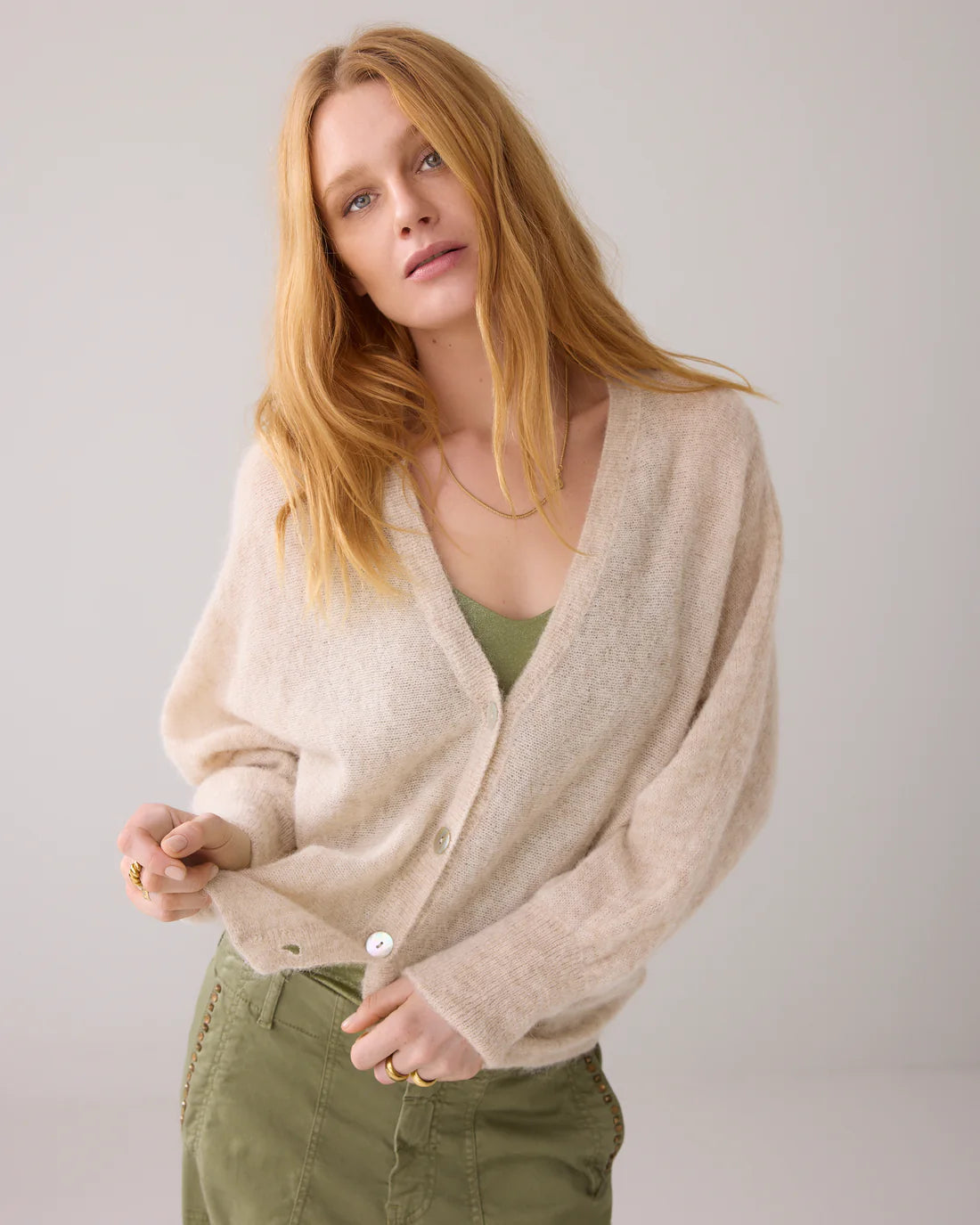 Summum Beige Cardigan