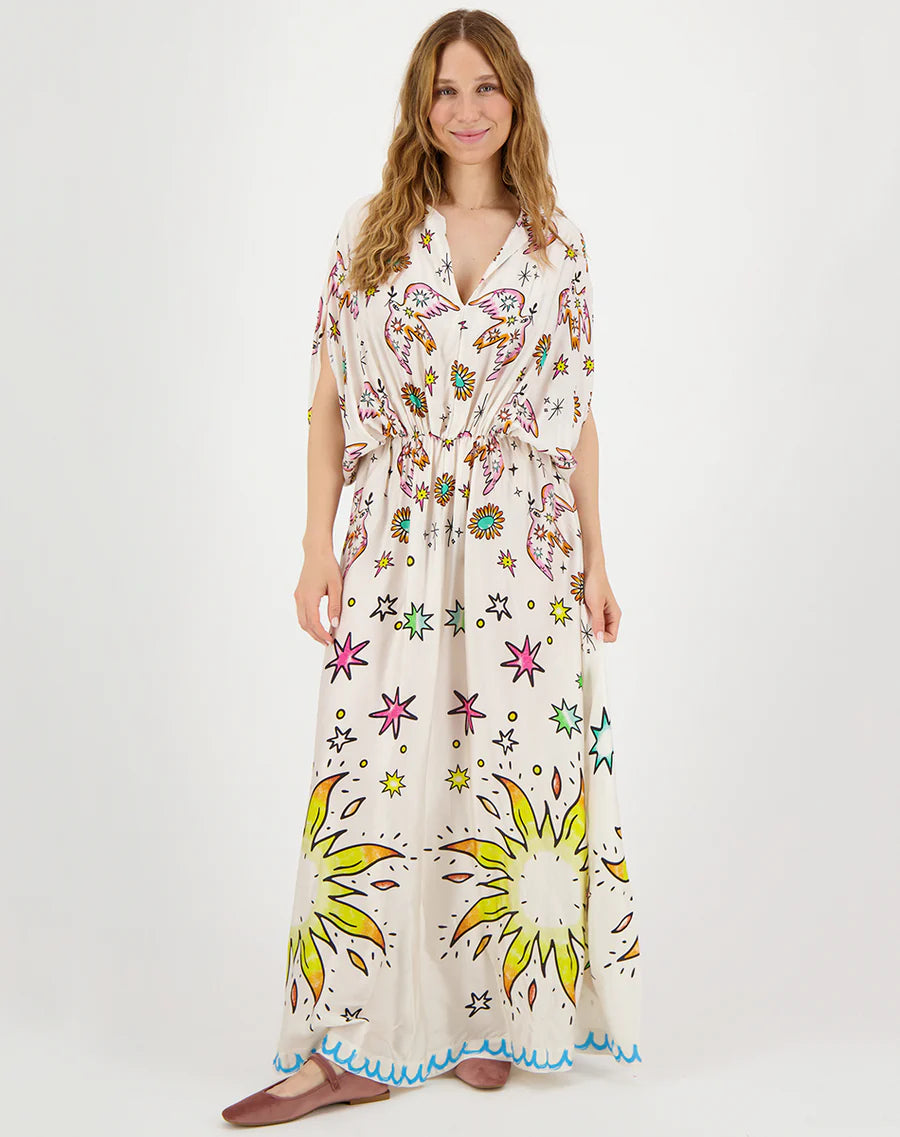 Me369 - Rose Kaftan Dress - Enlightenment