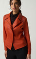 Joseph Ribkoff 233926 Tandoori Notched Collar Jacket