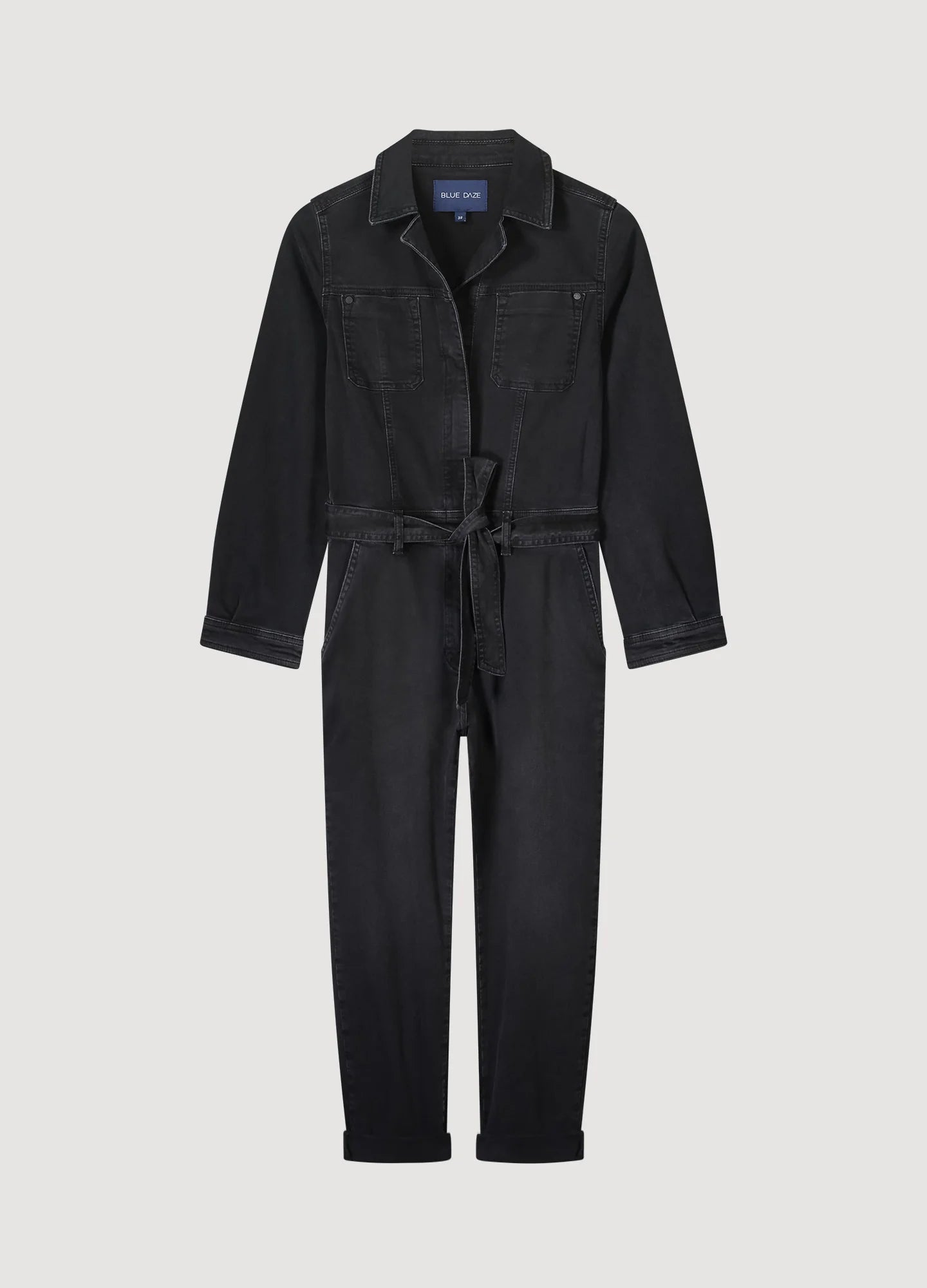 Summum 5170 Denim jumpsuit blk denim