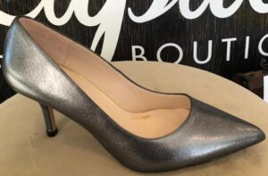 Lodi Pewter Grey Mid Heel Shoe 22235
