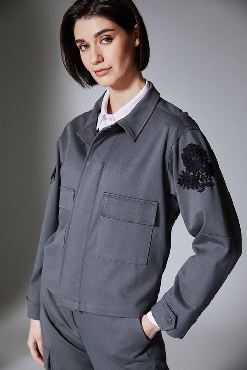 Peruzzi Khaki slouch jkt W25100