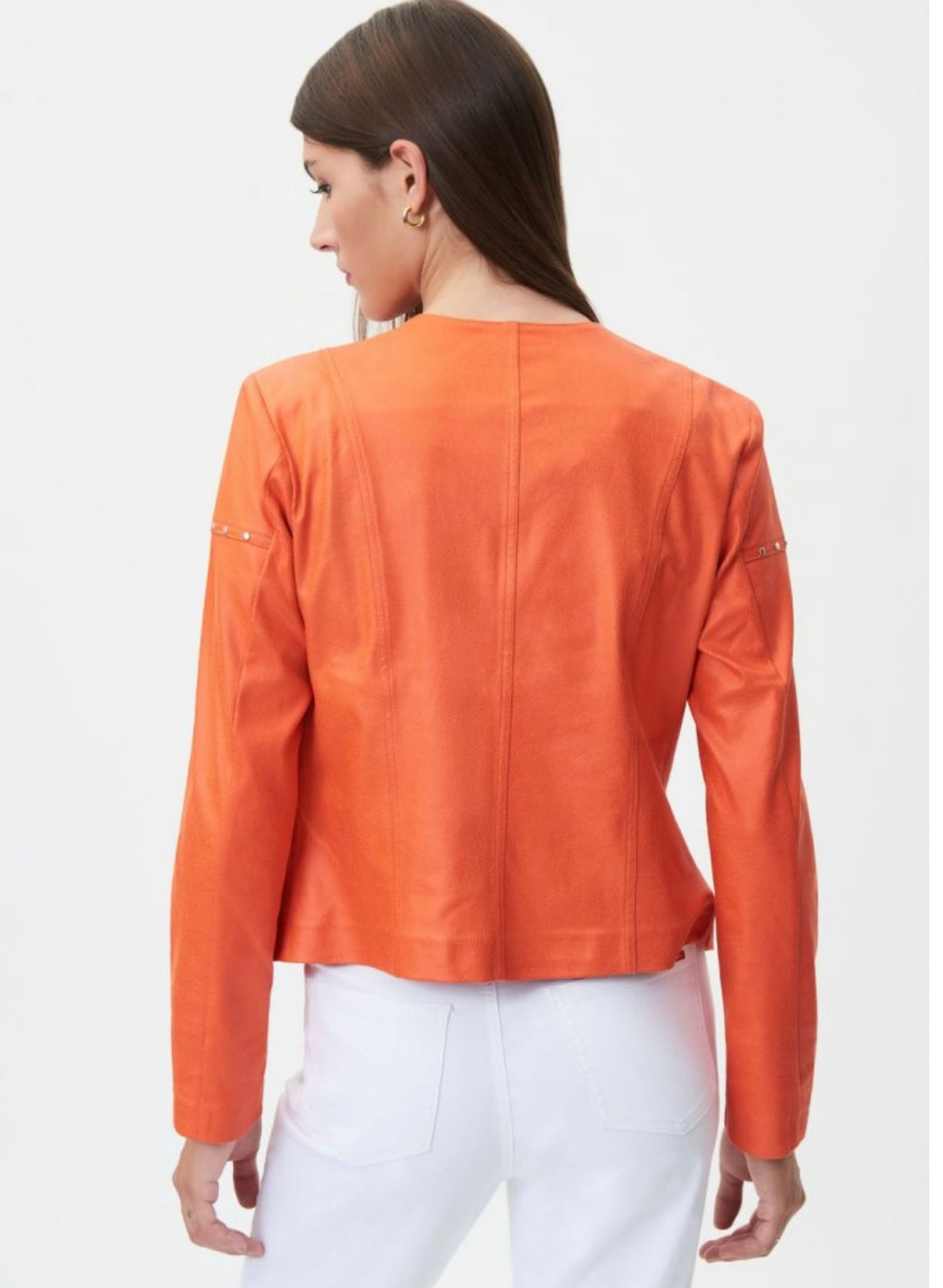 Joseph Ribkoff 232904 Faux orange jacket